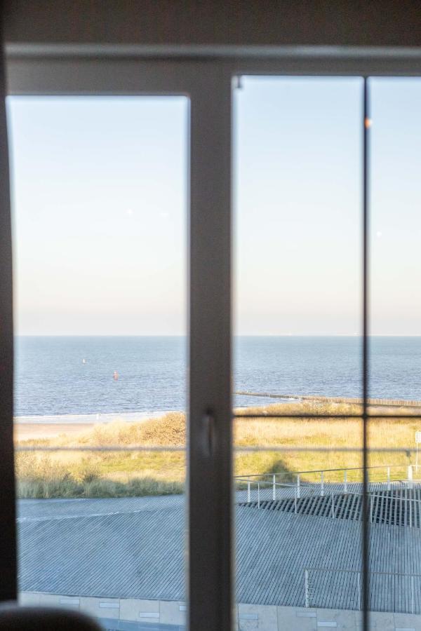 By Sea, Full Sea View, Balcony, Use Of Hotel Pool And Sauna Cadzand Bagian luar foto